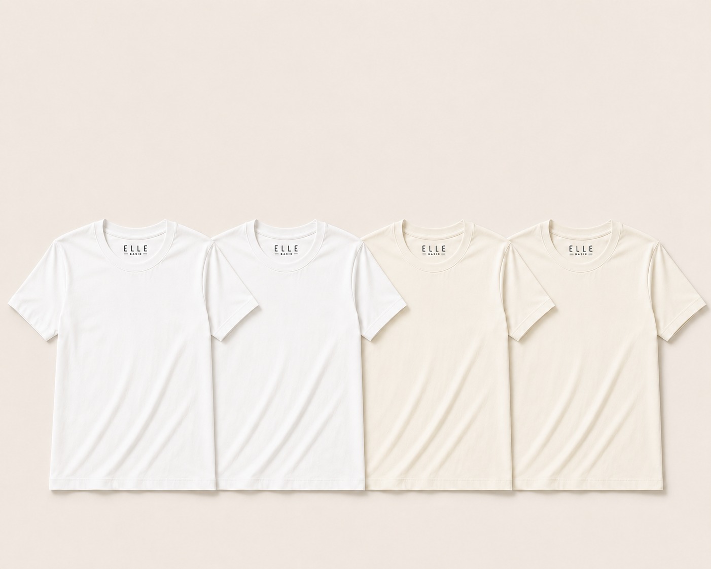 KIT 12 - 2 BRANCAS / 2 OFF-WHITE