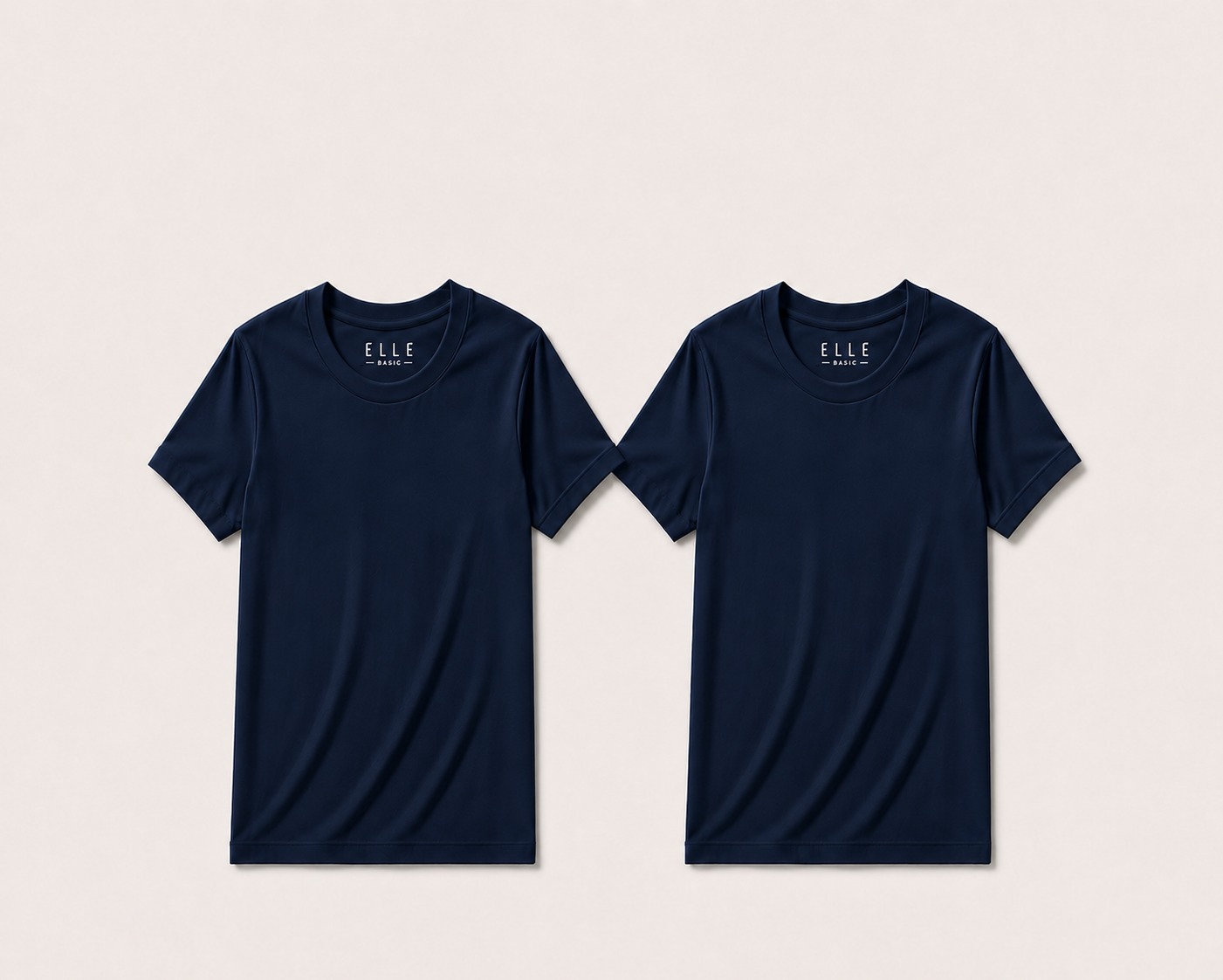 KIT 3 - 2 CAMISETAS AZUL MARINHO